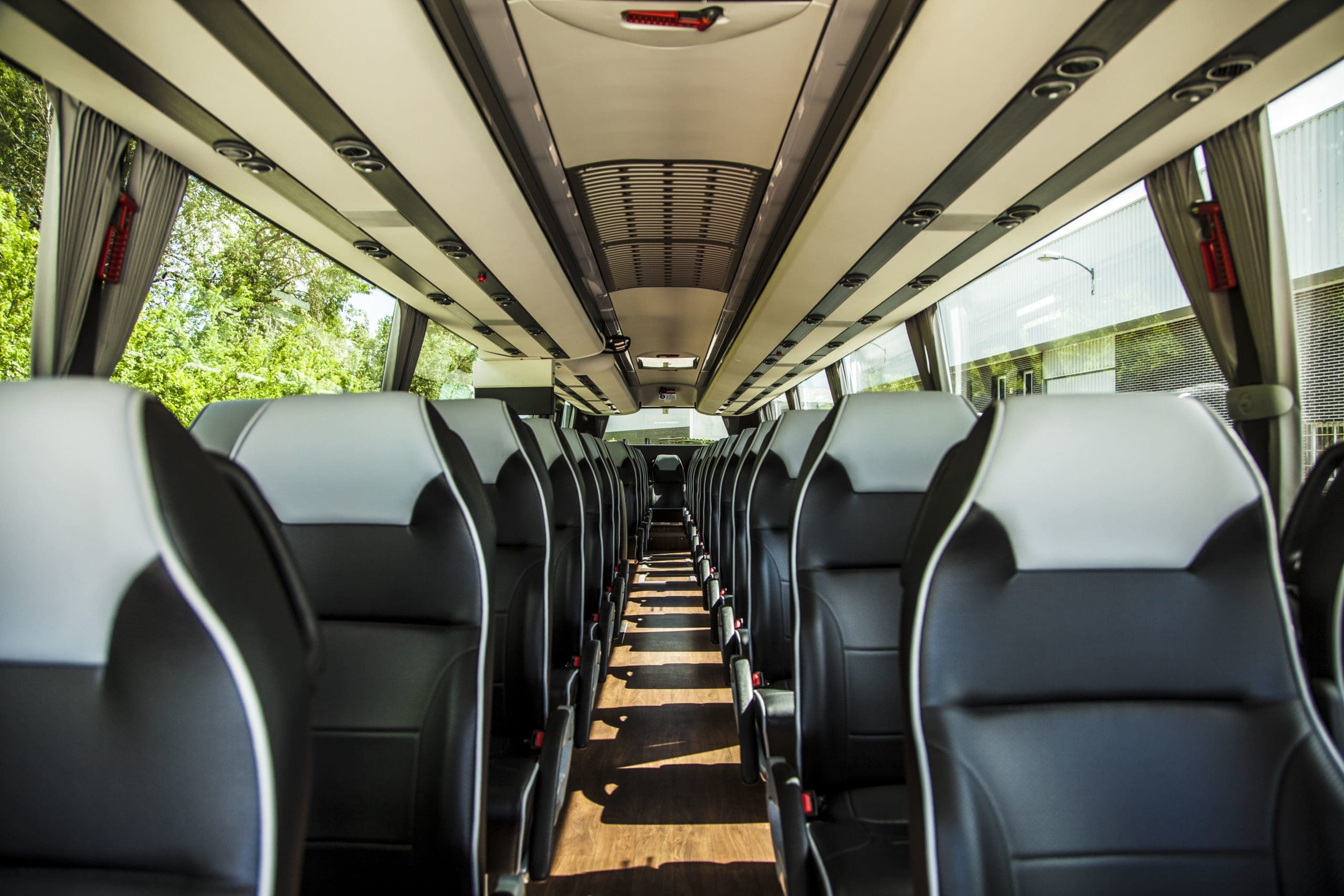 Amplia flota de autobuses VIP